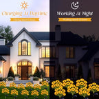 8 Pack Outdoor Solar Sunflower Lights 48 Flowers Fall Garden Decor - Image 5