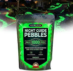 Glow in the Dark Rocks, Colorful Luminous Garden Stones for Outdoor Landscaping - Night Guide Pebbles, Glow in The Dark Pebbles for Walkway, Pathway, Yard, Fish Tank, Aquarium Decor (Green,1000pcs) by Unknown