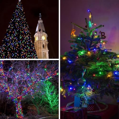 KAQ 4pack 400LED Solar String Lights Outdoor Waterproof Multicolor - Image 7