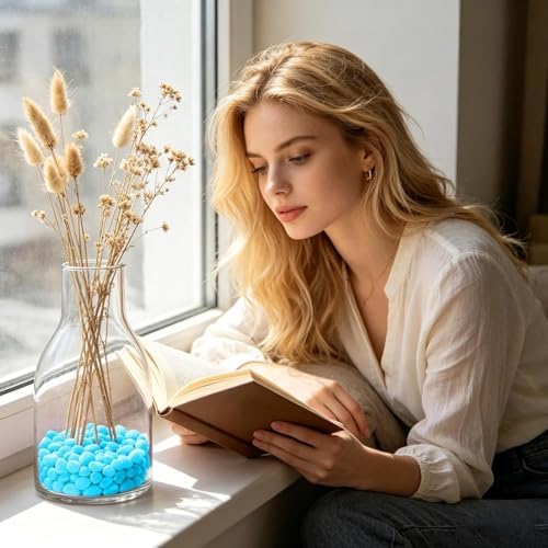 Colorful Glow in The Dark Garden Rocks,Outdoor Luminous Stones for Glow in the Dark Walkways, Artificial Landscape Rocks Night Guide Luminous Pebbles for Garden Lawn Path Yard Decor (600, Blue) - Image 3