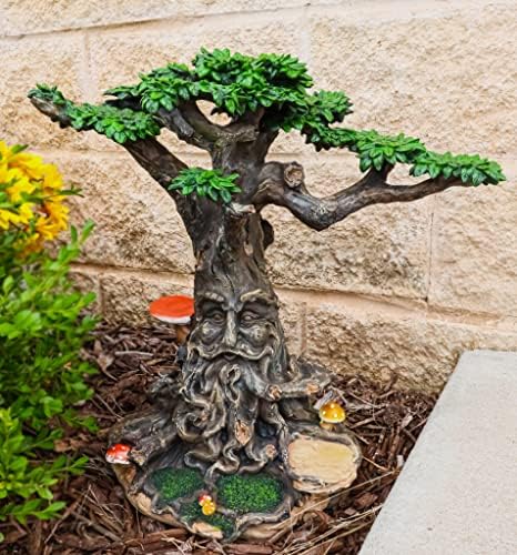 Ebros Gift Enchanted Whispering Forest Fairy Garden Fantasy Ent Greeman Spirit Tree House Display Statue for Mini Fairies Do It Yourself Decor Ideas Accessories Collection - Image 2