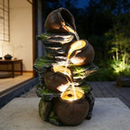 4-Tiered Outdoor Tabletop Water Fountain 17.9” - Image 6