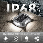 LumiZen Upgraded Solar Driveway Lights with Remote Control 12 Pack, 9 Color Changing & 12 Modes IP68 Waterproof for Marine Dock Deck and Walkway Pathway Garden Yard, RGB LED Outdoor Markers Landscape - Image 5