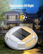 Solar Driveway Lights Dock Lights Waterproof 4 Pack, 2 Colors in 1 - Image 5