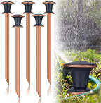 Tandefio 5 Pcs Garden Hose Guide Stake 17 Inch Heavy Duty Decorative by Tandefio