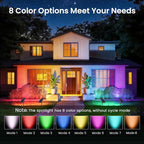 JEJOT 2 Pack Solar Spot Lights Outdoor Waterproof with Focus Beam - Image 3