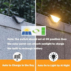 ASLIDECOR Solar Step Lights Outdoor, Waterproof Solar Deck Light,8 Pack Solar Fence Lighting Decor for Stair,Patio,Front Porch and Back Yard (Warm White) - Image 4