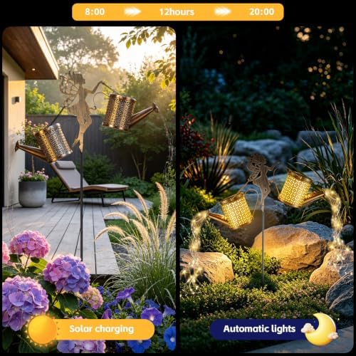 Solar Watering Can Lights, Solar Lights Outdoor Decor, Garden Decor Lights - Image 3