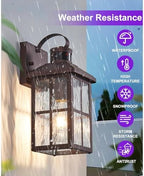 Porch Lights Outdoor with Remote, Motion Sensor Exterior Lighting Fixtures - Image 6