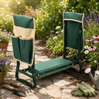 Garden Kneeler and Seat with Tool Pouches, Foldable, EVA Foam Pad - Image 6