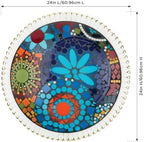 Regal Art & Gift Large Metal Sun Wall Decor, Indoor & Outdoor Sunburst Art - Image 3