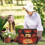 Deer Garden Tool Bag Organizer Heavy Duty Wildlife Deer Gardening Tote Bag with 10 Pockets for Women Men Gardening Gifts - Image 6