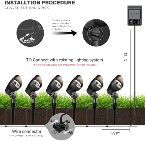 Malibu 11 Watt Floodlight Landscape Lighting Outdoor Spotlight Waterproof Lighting for Driveway, Yard, Lawn, Flood, Garden, Outdoor Lighting 8401-2650-01 - Image 7
