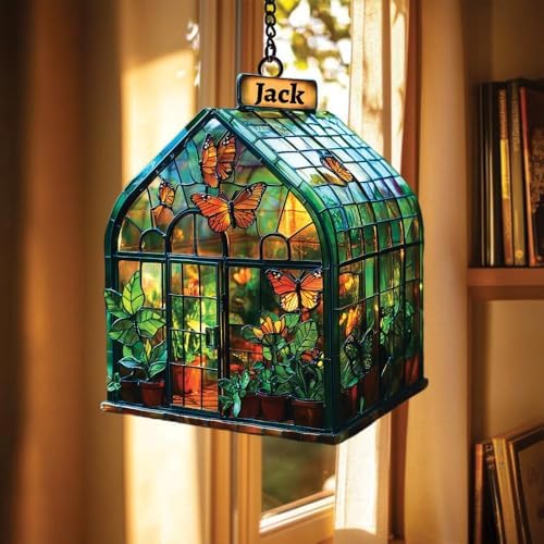 Acrylic Suncatcher Indoor Colorful Window Hanging Ornament Outdoor Sun Catcher Panel for Home Decor Car Garden Crystal Gift House Garden Acrylic Suncatcher by Unknown