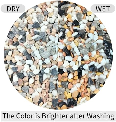 FANTIAN 10 lbs Pebbles for Landscaping, 3/8 Inch Pea Gravel for Plants - Image 3