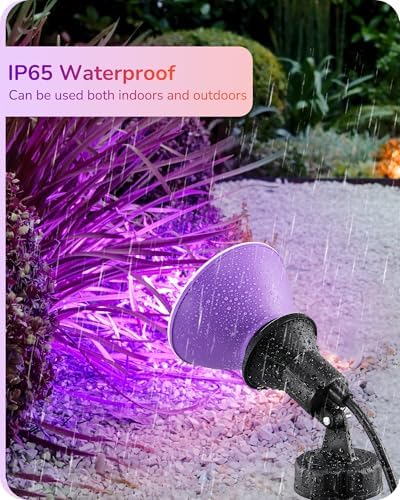 EDISHINE Halloween PAR38 LED Flood Purple&Orange Light Bulbs Dimmable 4Pack - Image 5