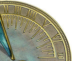Rome RM2345 Brass Father Time Sundial with Verdigris Highlights - Image 6
