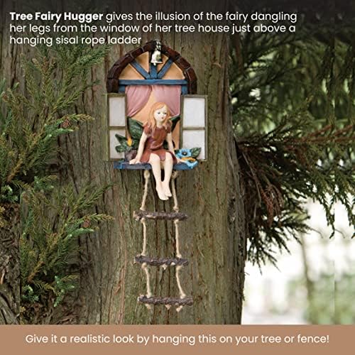 Bits and Pieces Fairy Tree Hanger with Ladder, Indoor/Outdoor Decoration - Image 3