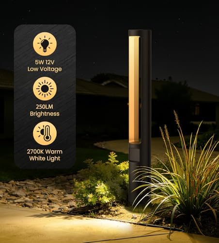 MEIKEE 5W Low Voltage Pathway Lights 2700K 250LM LED Landscape Lighting - Image 2