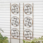 SUNNYPARK Set of 2 Hummingbird Metal Garden Trellis for Climbing Plants, Decorative Vegetables Flowers Vine Trellis for Outdoor Patio 55'' H x 12.4'' W - Image 6