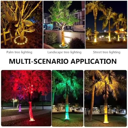 Low Voltage 24V 360° Tree Ring Light Outdoor, Adjustable Trunk Uplight - Image 7