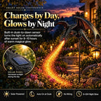 Solar Dragon Garden Stake Lights, Fire Breathing Dragon Decor for Backyards，#1PC - Image 3