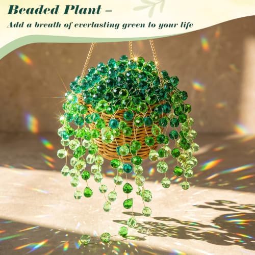 Ohanniewa Beaded Plant Kit with Suncatcher Beads, Tulip Beads, Decor Gift - Image 3