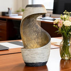 Sunlinua Modern Indoor Tabletop Water Fountain for Office Decor by Sunlinua