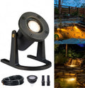 Gardenreet Submersible Pond Light - 12V IP68 Waterproof Underwater Light, Solid Brass Housing with 2700K Warm White MR16 Bulb, for Pool Fountain Landscape Outdoor Water Features(1 Pack) by Gardenreet