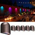 LEONLITE 6-Pack RGBCW Low Voltage LED Deck Lights, Color Changing by LEONLITE