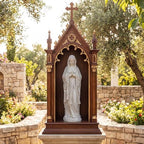 GIANTEX Virgin Mary Praying Statue 29.5", Blessed Mother Outdoor Statue - Image 2