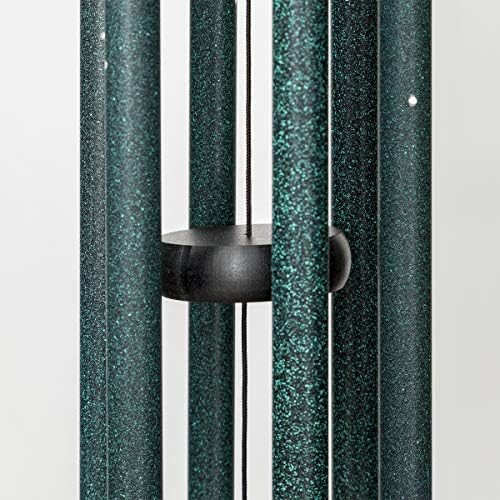 Corinthian Bells 27 Inch Green Wind Chimes for Outside, Outdoor Garden Wind Chime for Patio & Backyard Decor, Made in USA - Image 4