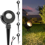 Sunco 4 Pack LED Low Voltage Landscape Lighting Spotlight Spheres by Unknown