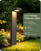 EDISHINE Low Voltage Pathway Light Wired, Outdoor Landscape Lighting 12pack - Image 2