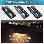 Teekuv 8 Pack 7 Inch LED Retaining Wall Lights, 5W, Soft White 2700K - Image 2