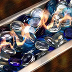 Mr. Fireglass 10lbs 1/2" Reflective Blended Fire Glass Beads for Firepit - Image 5