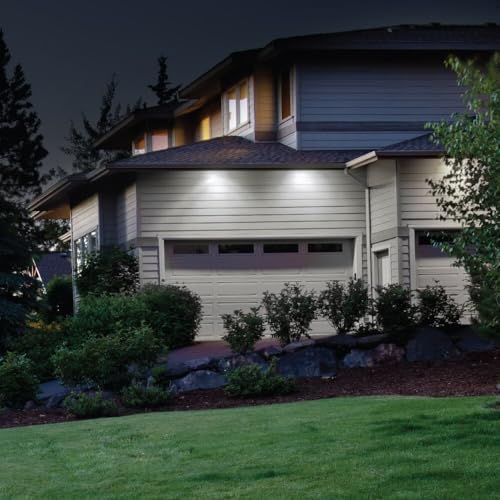 Feit Electric 28W Dusk to Dawn Dual Head Outdoor LED Security Flood Light, 2000 Lumens, 5000K Daylight, Adjustable Heads, Wet Location Rated, 50,000-Hour Lifetime, Bronze Finish, S9DFL/850/DD/BZ/V1 - Image 3