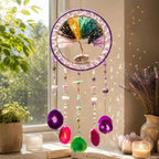 Rainbow Sun Catcher Large Chakra Crystal Suncatchers for Window Hanging - Image 6