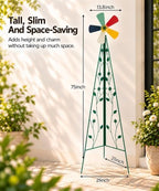 6FT Windmill for Yard Garden Decoration, Heavy Duty Outdoor Wind Mills, Large Metal Outdoor Windmill, Weather Resistant, with Weather Vanes, Green - Image 4