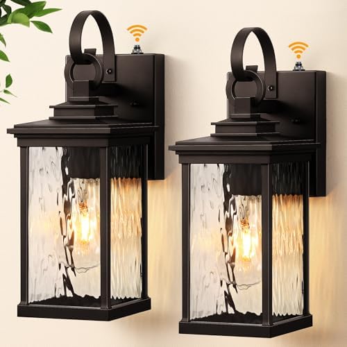 VIANIS Upgraded Dusk to Dawn Outdoor Wall Sconce, ORB Porch Lights Outdoor by VIANISLIGHTING