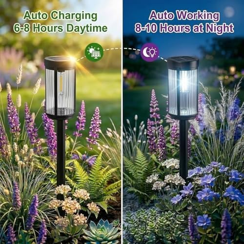 Sparkblaze Solar Garden Lights, 12 Pack, Cold White - Image 3