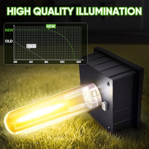 8 Pack Solar Pathway Lights Outdoor,IP65 Waterproof - Bright Solar Lights Outdoor,Auto On/Off Pathway Lights Solar Powered,Solar Path Lights for Walkway Driveway Garden - Image 4