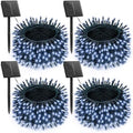 Brightown 4 Pack Solar Christmas Lights Outdoor, 184FT 480 LED, Pure White by Brightown