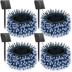 Brightown 4 Pack Solar Christmas Lights Outdoor, 184FT 480 LED, Pure White by Brightown