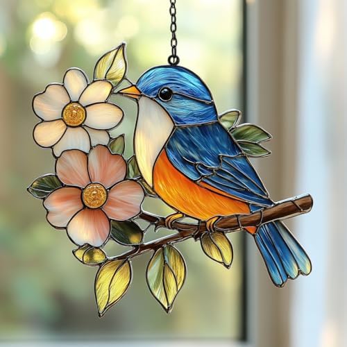 Bluebird Acrylic Suncatcher by AVAGAN