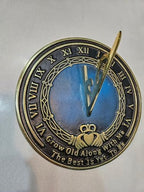 Brass Sundial Grow Old with Me Garden Sundial – 10 Inch Antique Brass Celtic Claddagh Sundial, Engraved Roman Numeral Outdoor Garden Decor, Anniversary, Wedding & Housewarming Gift - Image 5