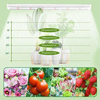 GYTF T5 Grow Lights, 408 LED-Bulb White Full Spectrum High PPFD Plant Light Strips for Indoor Plants Growing, Greenhouse, Seeds Starting, Succulents, Expandable Design (8x10W, 400W Equivalent) - Image 4
