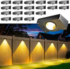 Solar Fence Lights Outdoor Waterproof, Fence Lights Solar Powered 20 Pack by AUDERWIN