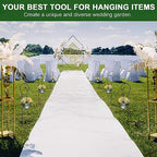 Therwen 24 Pcs 32 Inch Outdoor Shepherds Hooks Bulk for Garden Decor - Image 4