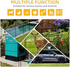 COLRASN 10 Panels No Dig Decorative Garden Dog Fence Outdoor for Yard, 48in(H) x 24.16ft(W) Tall Animal Barrier Fenceing Panels, Rustproof Ground Stakes Temporary Wire Screen for Patio - Image 6